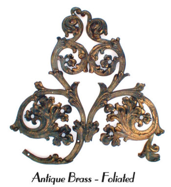 Antique Brass - Foliated
