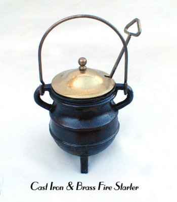 Cast Iron & Brass Fire Starter