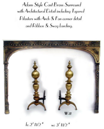 Adam Style Bronze Surround