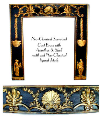 Neo-Classical Surround with gilded figural details