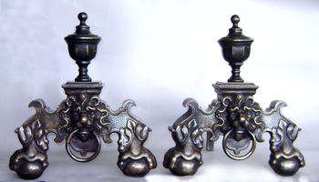 Mid Victorian Figural Lions