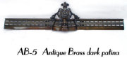 Antique Brass Dark Patina