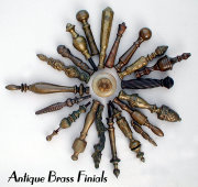 Antique Brass Finials