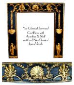 Neo-Classical Surround with gilded figural details