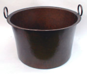 Large Hand Wrought Copper Pot