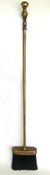 Fireplace Brush with Antique Brass Finial