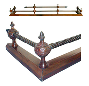 Antique Fender with Acorn finials