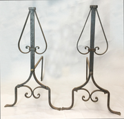 Wrougt Iron Andirons